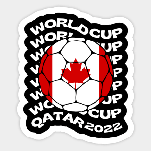 Canada Soccer Qatar Sticker